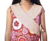 Criss-Cross Reversible Dress Wrap Dress Cross Over Dress INSTANT DOWNLOAD PDF Sewing Pattern for Toddlers and Girls in Sizes 1-6