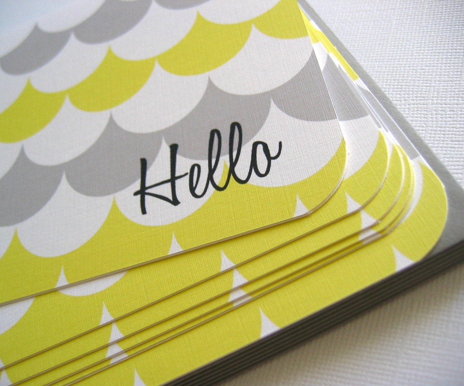 As seen on DECOR-8 Blog- Hello- everyday stationery, set of 6