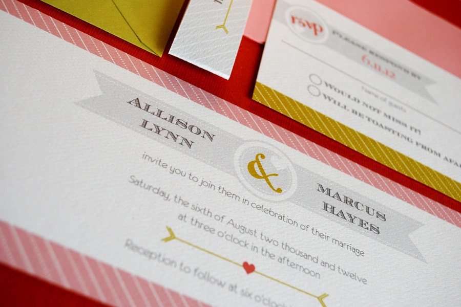 This is Love- wedding invitation