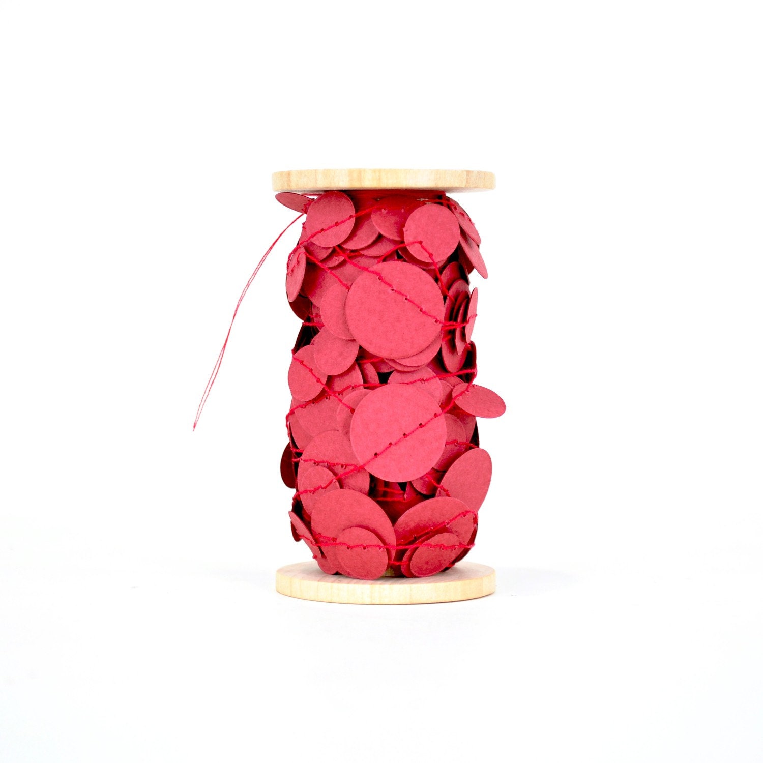 Magenta Confetti Garland