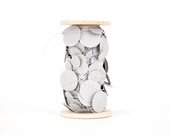 Pearl Grey Confetti Garland