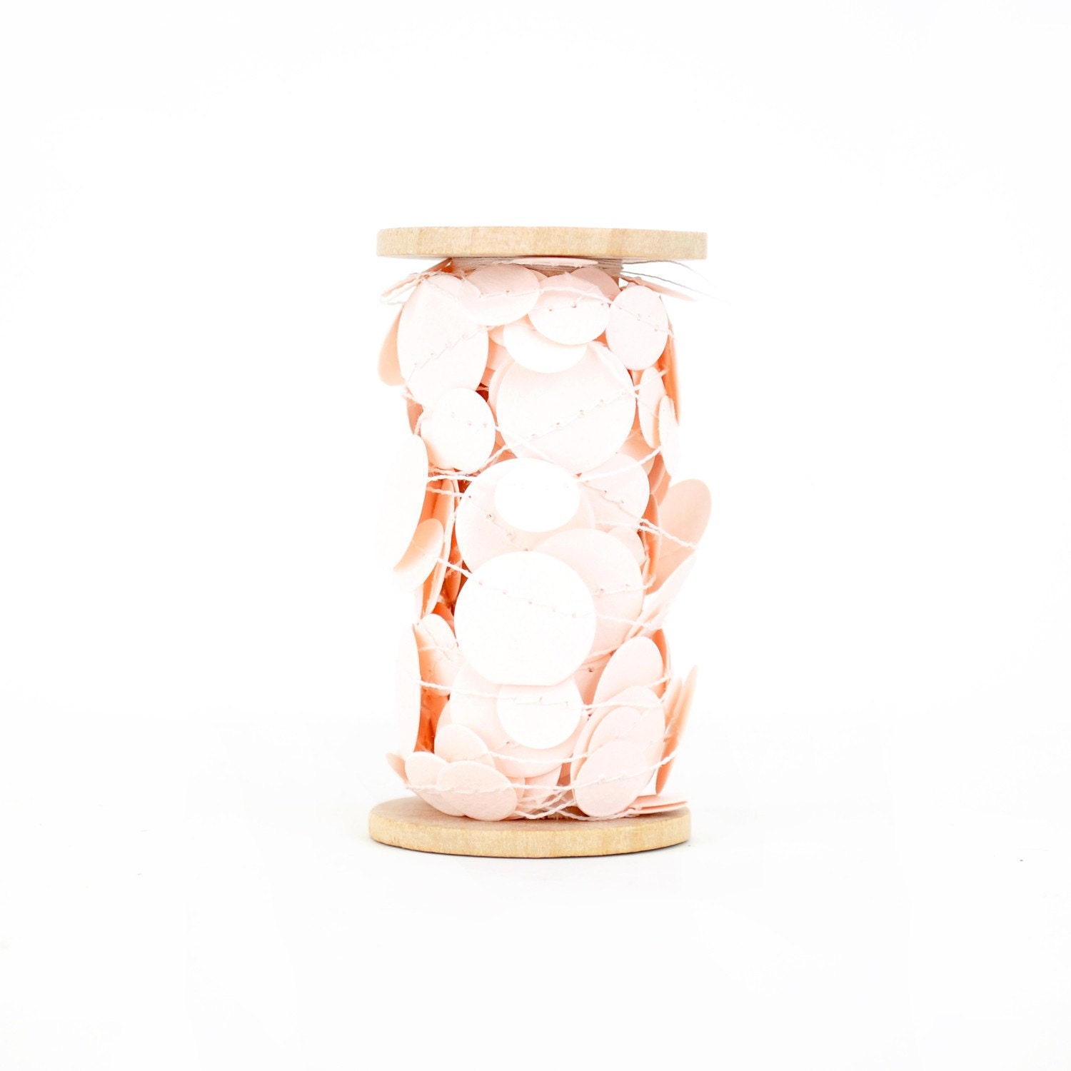 Lace Pink Confetti Garland
