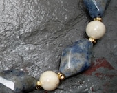 Sodalite and Riverstone Bracelet