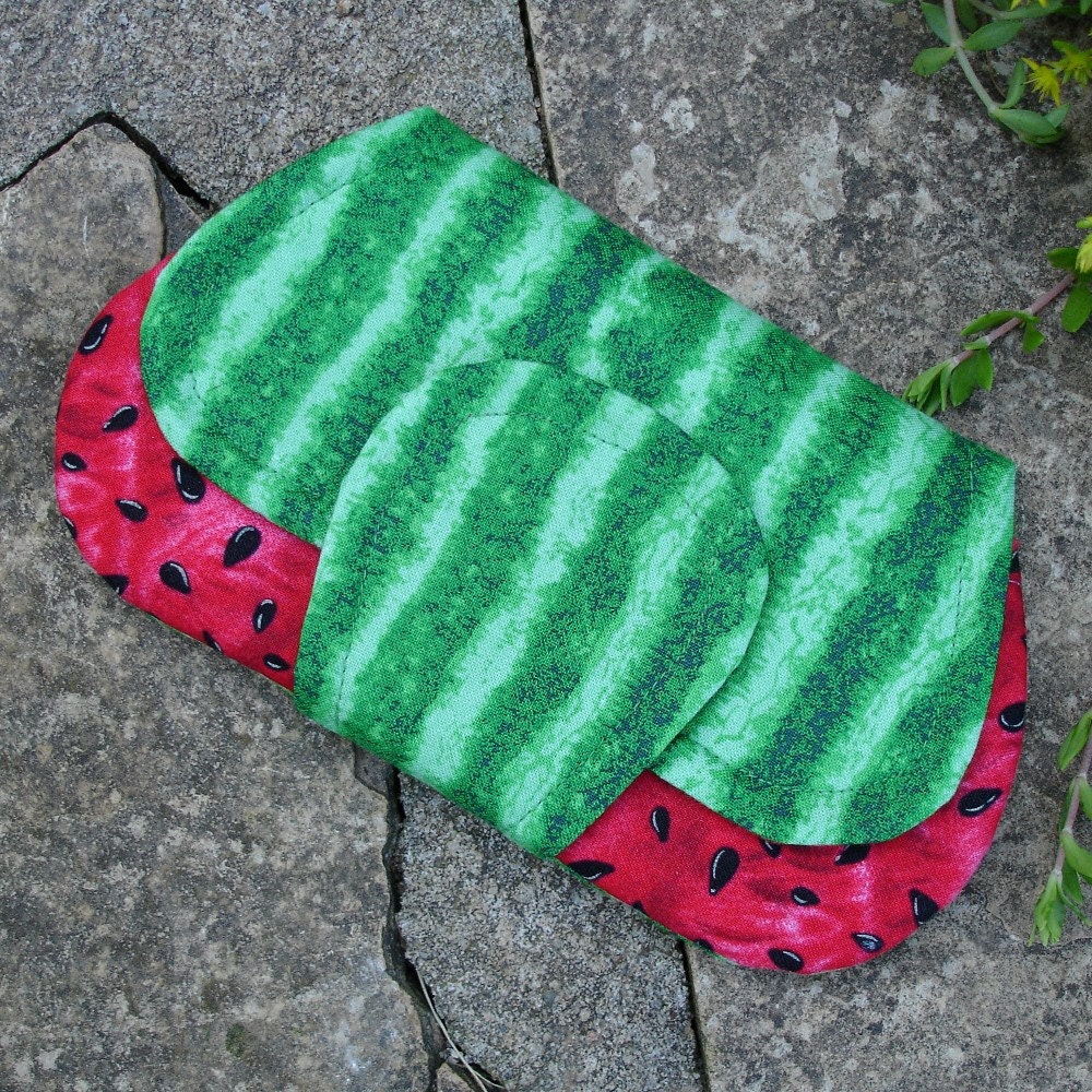 Pocket Clutch in Watermelon