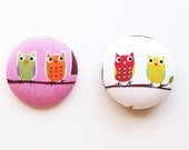 NEW Out on a Limb Stethoscope ID Tag made with Fabric Covered Buttons