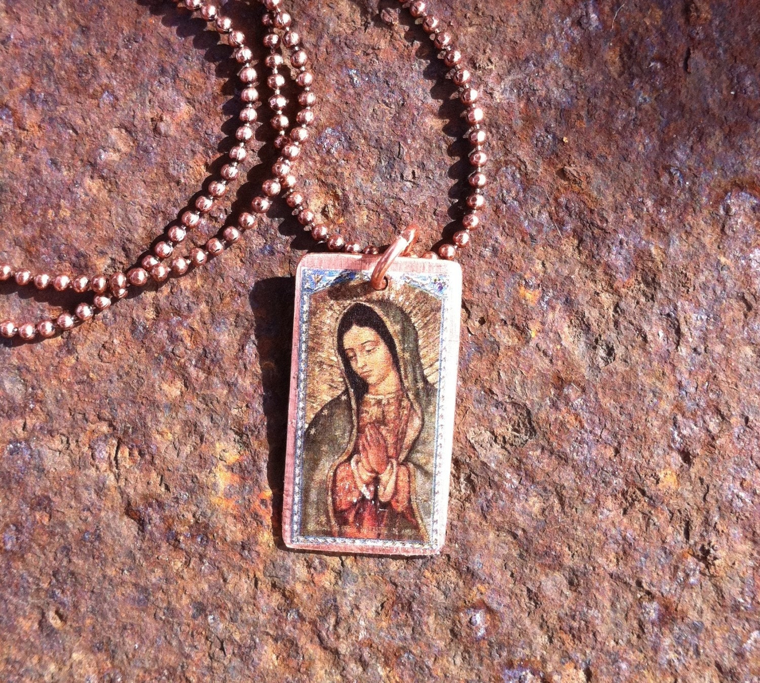 Virgen de Guadalupe Necklace