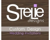 Custom Design Wedding Invitations, Bespoke Design - Design Fee