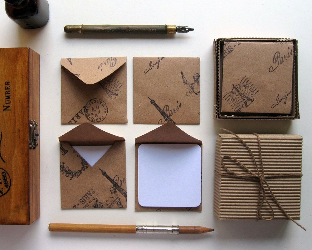 Kraft Paris - Mini Stationery Set