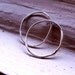 Two of a Kind - Pair of Simply Skinny Rustic Organic Sterling Silver Stacking Rings