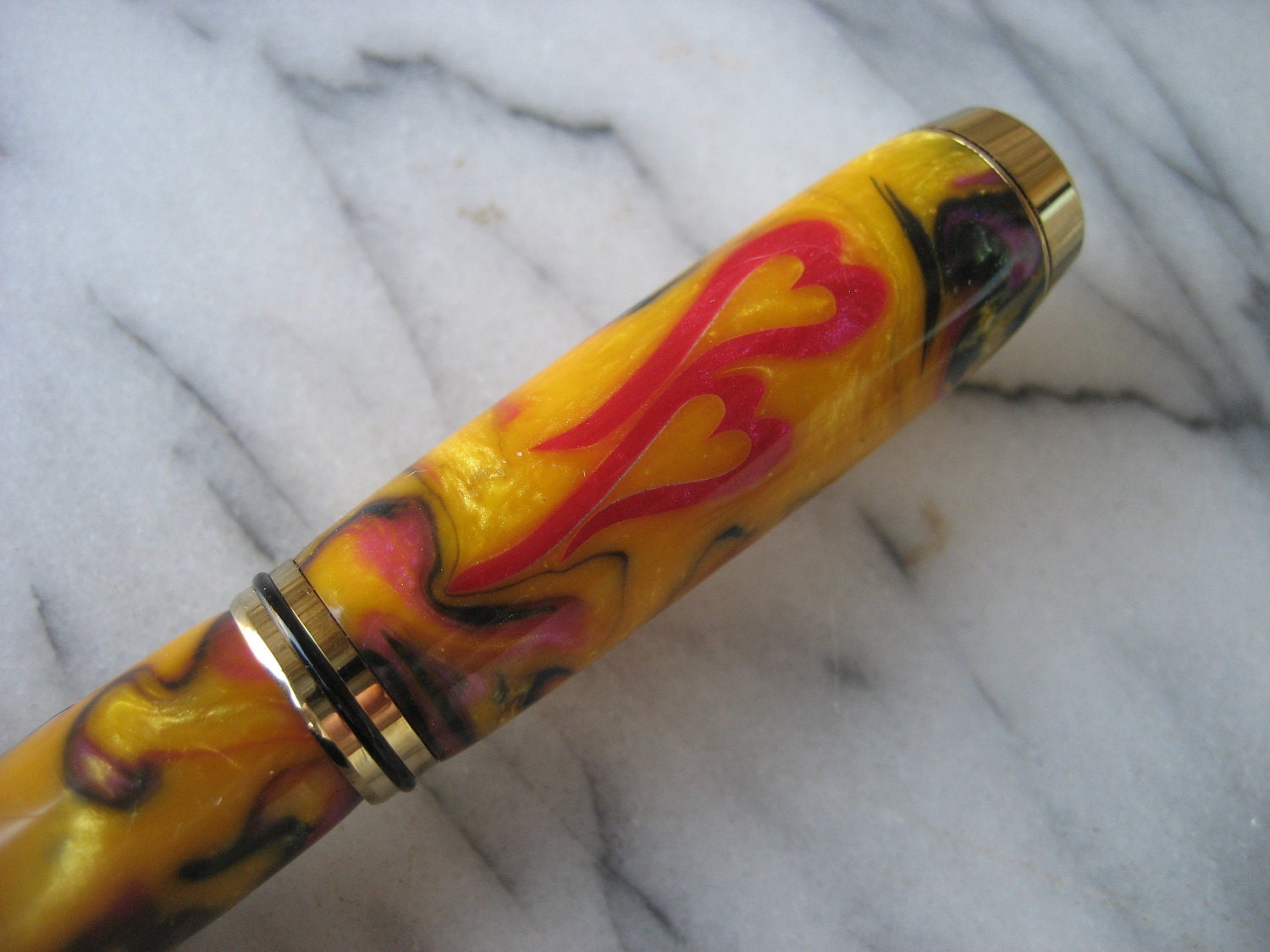 Rollerball Pen (Two Hearts)