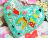 Drink Me - Alice In Wonderland Resin Necklace - SALE
