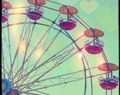 I Heart Ferris Wheels - Fine-Art Carnival Print - 5x5