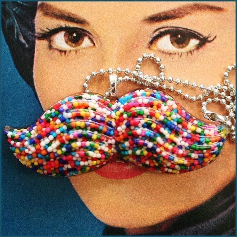Candy 'Stache - The Original Resin Moustache Necklace