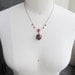 Vital Red (Widow Wraped D20 Necklace)