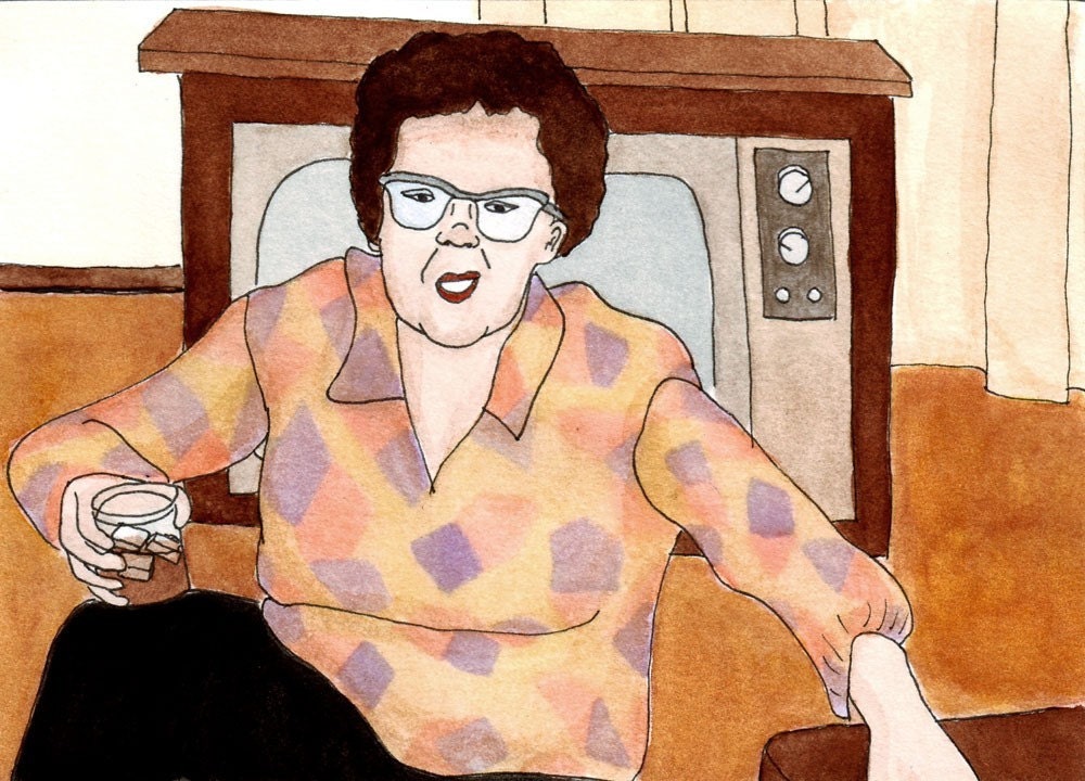 DIGITAL PRINT of illustration Gertrude