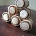 Ornaments Made From Vintage Spools - Set of 6