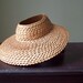 SALE - Vintage Open Crown Straw Gardening Hat