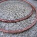 quote bangle in copper . (( Dance in the Rain )) . made to order in your size
