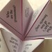 Cootie Catchers- Origami Wedding Favors- Set of 50