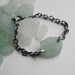Beach Glass Sea Glass Sterling Silver Bracelet - Summer Memory