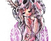 Print 5x7 - Yuki Among Furs