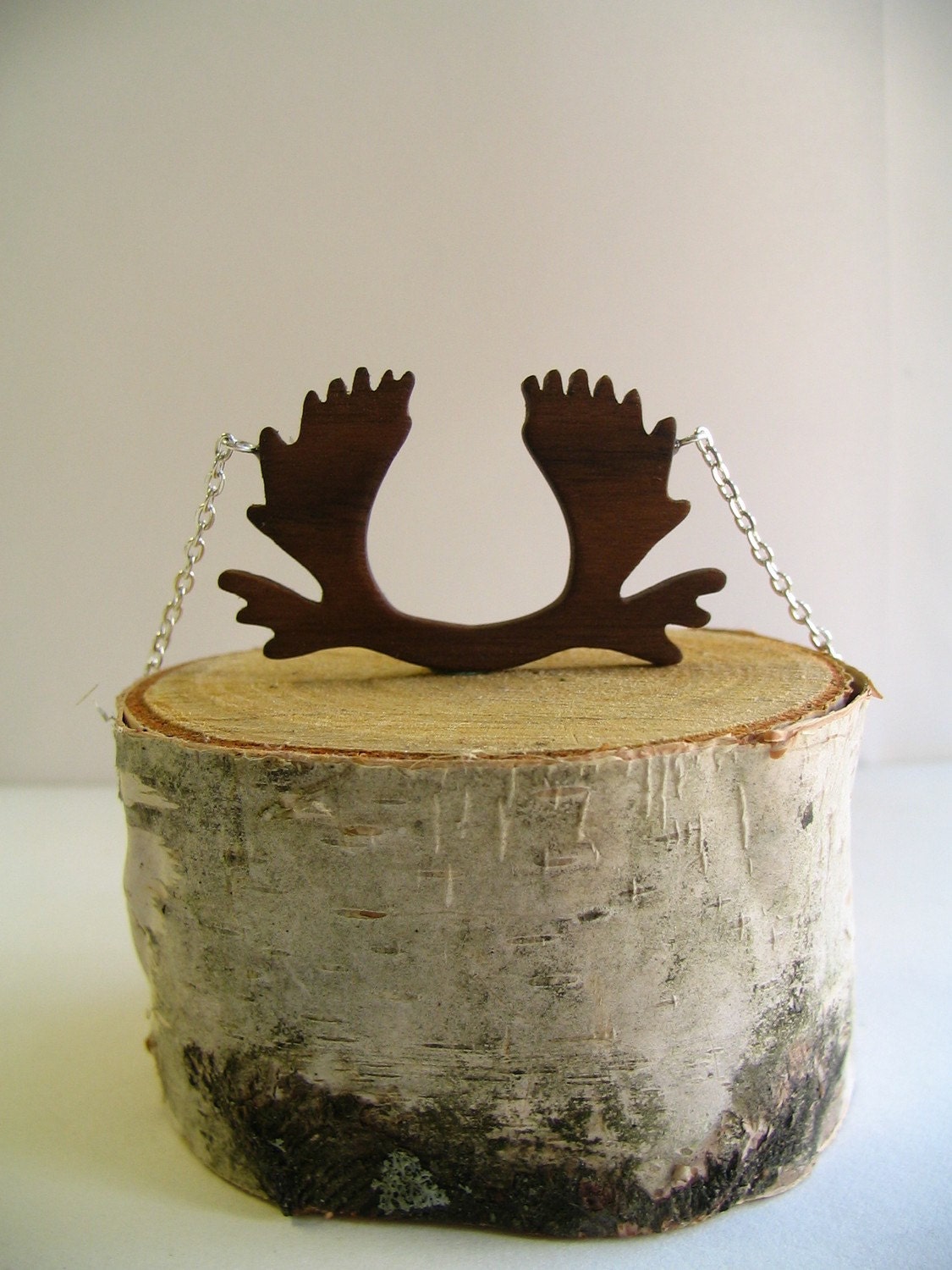 Moose Antler Necklace Hand Cut
