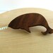 Secret Order of the Narwhal Society brooch wood.
