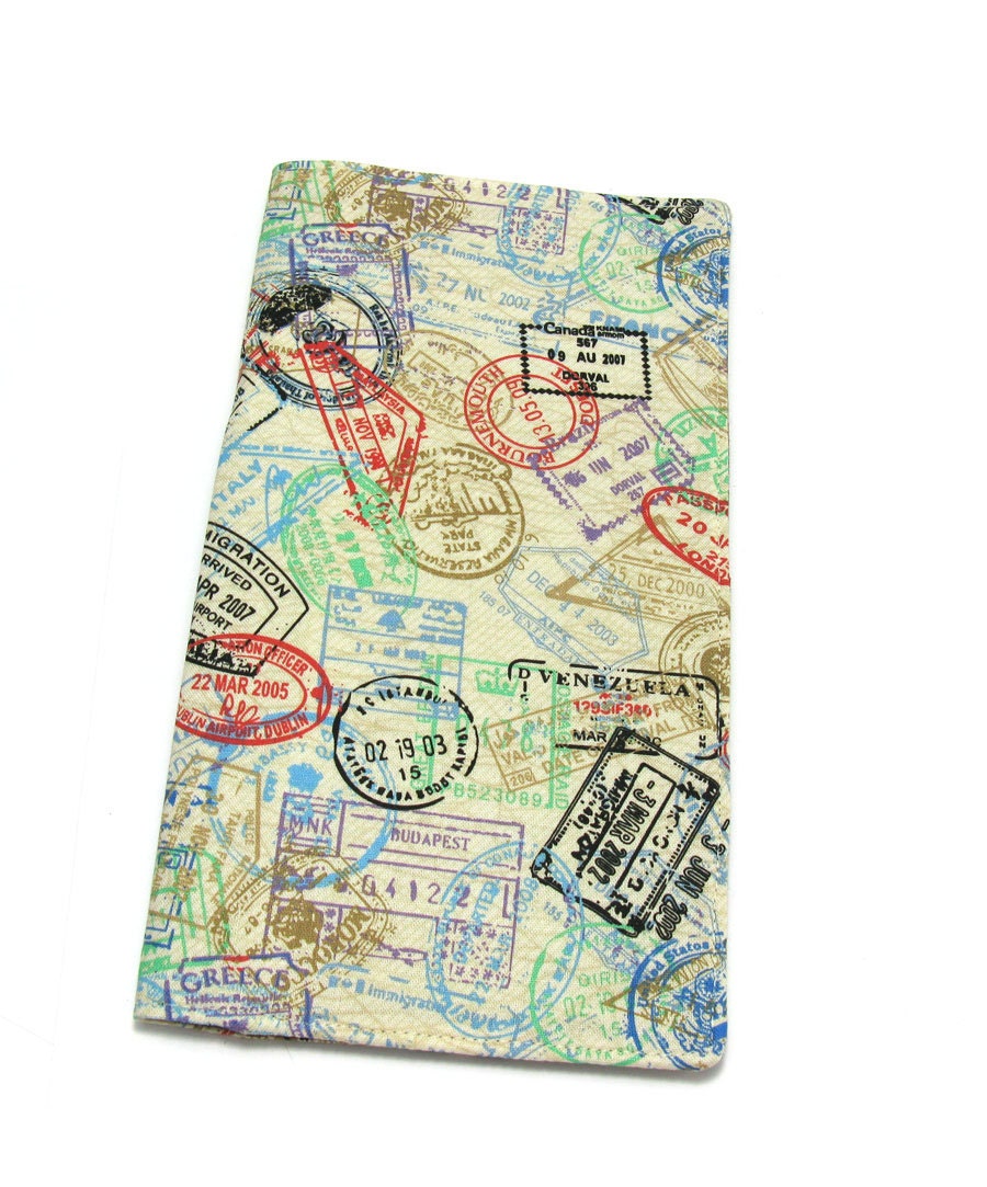 Passport Stamps Travel Wallet