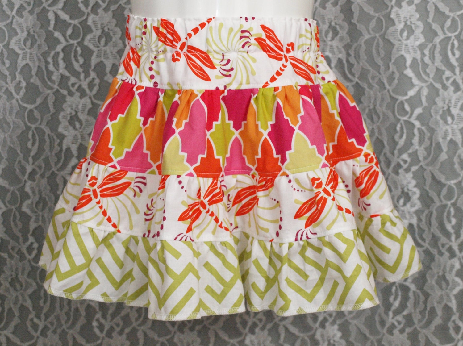 size 18-24mo - GRAND BAZAAR Tiered Skirt - Boutique Girls Skirt