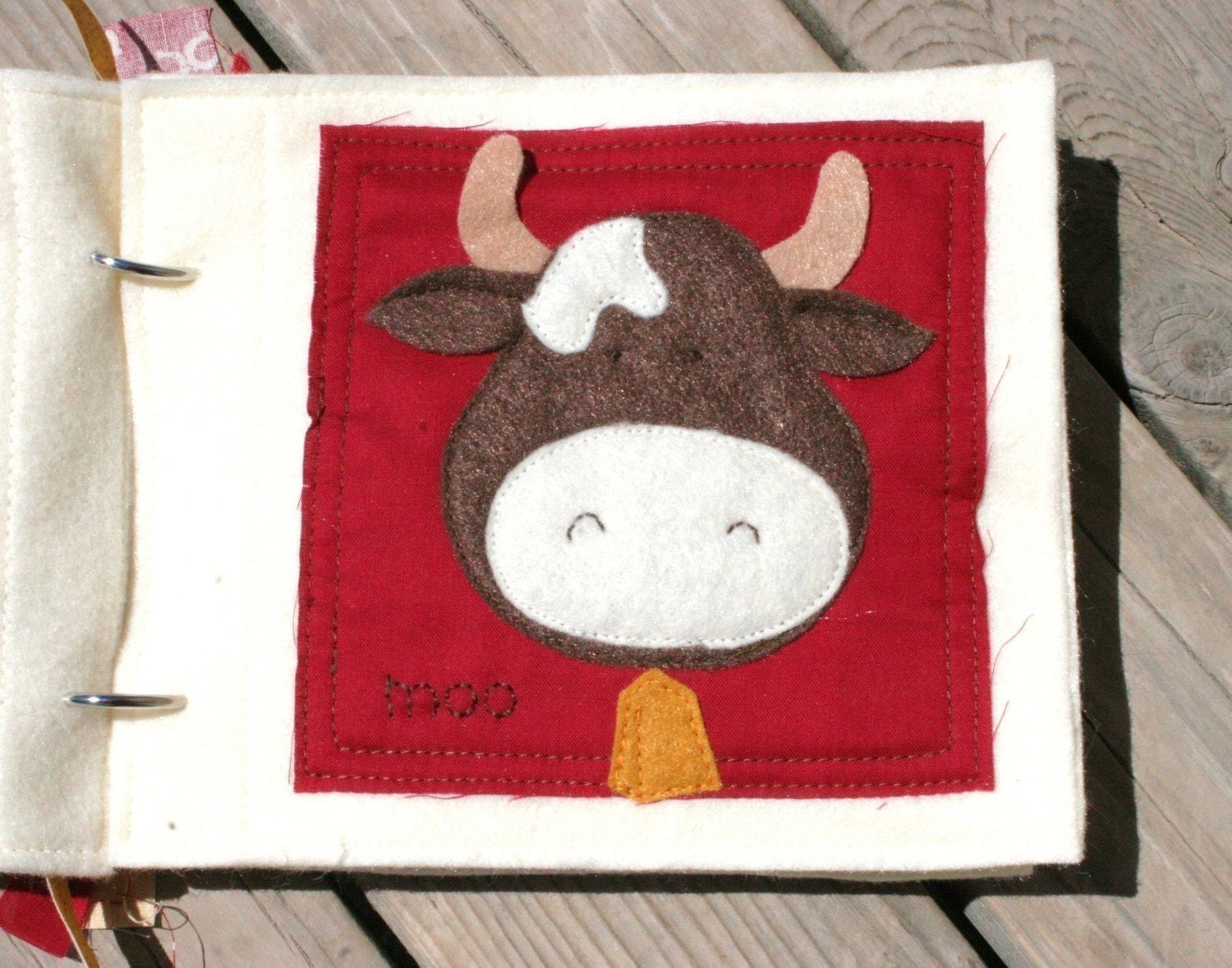 PATTERN for On The Farm Quiet Book - digital .PDF download