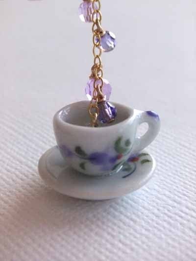 LAVENDER TEA necklace