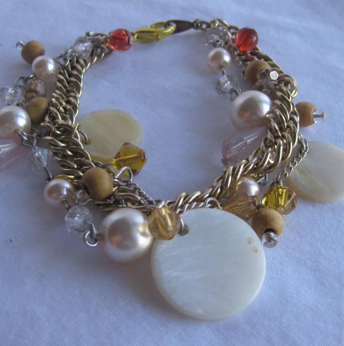Everything Multi Strand Bracelet in Simple Gold