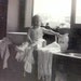 vintage photo BAby Margaret Takes a Bath Two Photos