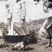 vintage photo Little Girls Playing Dolls