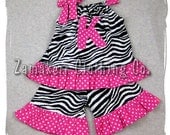 Custom Boutique Clothing Zebra N Dots Pillowcase Dress Top Ruffle Pant Bottom Outfit Set 3 6 9 12 18 24 month size 2T 2 3T 3 4T 4 5T 5 6 7 8