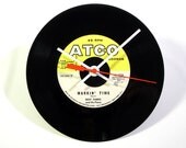 Markin' Time - Recycled 45 Wall Clock