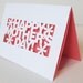 Personalised Hand-Cut Mother's Day Card