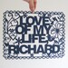 Personalized Papercut Poster - Hand Cut To Order