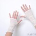White armwarmers - Broderie anglaise
