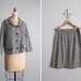 final sale / 1960s vintage houndstooth wool suit