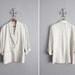 vintage woven textured summer walking jacket