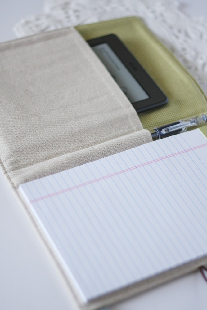 List Taker / Patchwork Covered Notebook (READY TO SHIP)