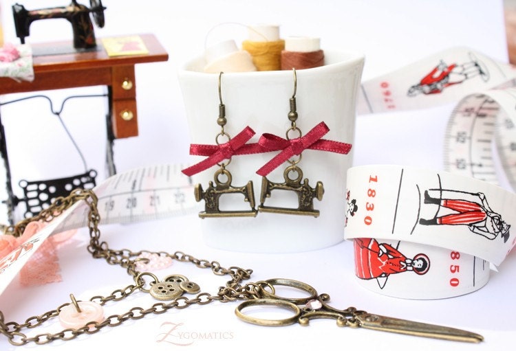 Sewing Machines Earrings