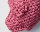 Baby Girl Clothing Baby Girl Hat with Flower Rose Pink  0 to 3 months or 3 to 6 months