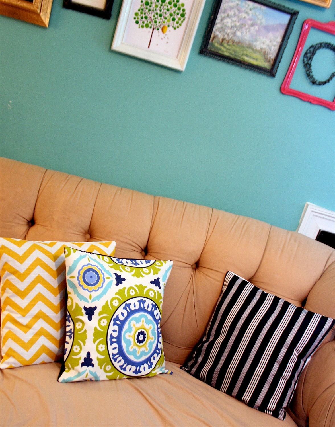 Navy and White Striped Pillow Cover (reserved for FallonsPetals)