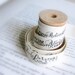 Cotton tape - Twill Ribbon Worthy Words
