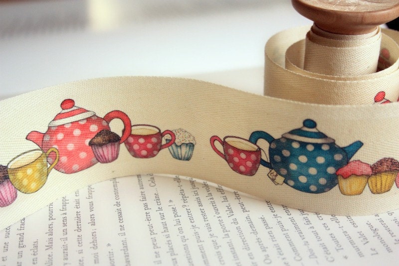 Cupcake Heaven Wide Cotton Tape