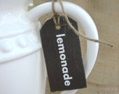 Wood Beverage Tags