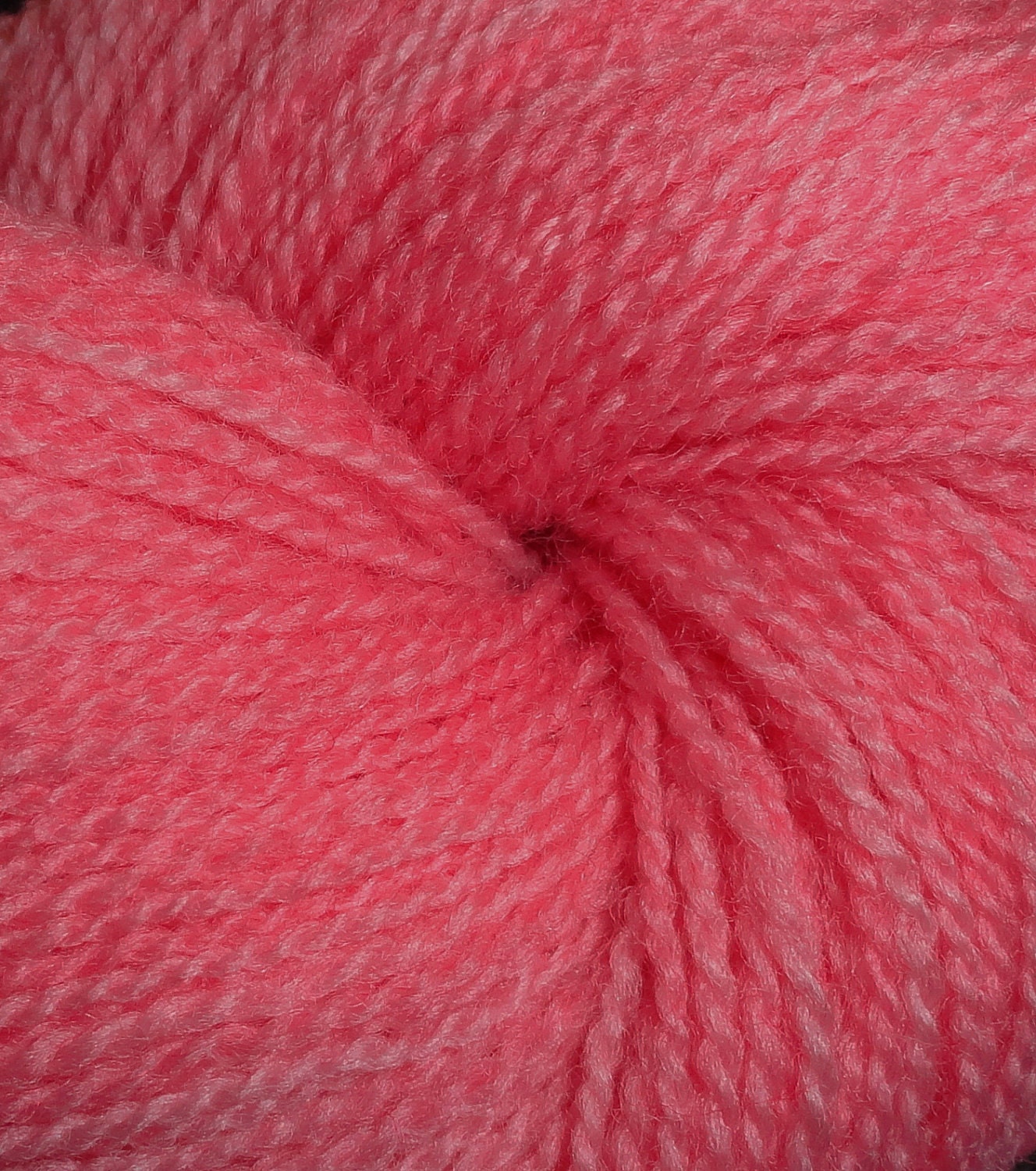 Carnation Pink Handpainted Lace Weight Yarn - Merino Indie Dyed