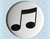 Eighth Notes - 1 Inch Pinback Button